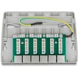 DeLOCK Mini Desktop Patchpanel 6 Port Cat.6a grau