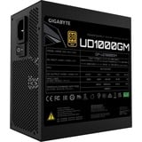 GIGABYTE GP-UD1000GM 1000W, PC-Netzteil schwarz, 6x PCIe, Kabel-Management, 1000 Watt