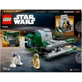 LEGO 75360 Star Wars Yodas Jedi Starfighter, Konstruktionsspielzeug 