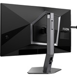 AOC AG246FK, Gaming-Monitor 61.2 cm (24.1 Zoll), schwarz (matt)/dunkelgrau, FullHD, TN, Adaptive-Sync, USB Hub, 540Hz Panel