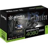 INNO3D GeForce RTX 4080 SUPER ICHILL BLACK, Grafikkarte DLSS 3, 3x DisplayPort, 1x HDMI 2.1