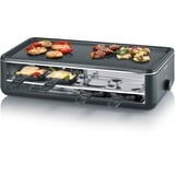 Severin Black Line Lite Raclette-Grill RG 2365 schwarz, 1.300 Watt