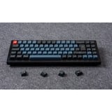 Keychron Q7, Gaming-Tastatur schwarz/blaugrau, DE-Layout, Gateron G Pro Brown, Hot-Swap, Aluminiumrahmen, RGB