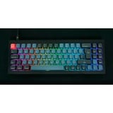 Keychron Q7, Gaming-Tastatur schwarz/blaugrau, DE-Layout, Gateron G Pro Brown, Hot-Swap, Aluminiumrahmen, RGB