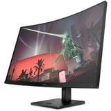 OMEN 32c, Gaming-Monitor 80 cm (31.5 Zoll), schwarz, QHD, VA, Curved, DisplayPort, HDMI, HDR 400, 165Hz Panel