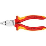 KNIPEX Kombizange 01 06 160 VDE rot/gelb, Griffe isoliert, VDE-geprüft