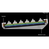Keychron Q1 Barebone ISO Knob, Gaming-Tastatur blau, Hot-Swap, Aluminiumrahmen, RGB