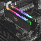 Patriot DIMM 8 GB DDR4-3600  , Arbeitsspeicher schwarz, PVSR48G360C0, Viper Steel RGB, INTEL XMP