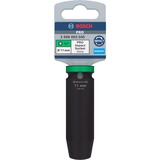 Bosch PRO Impact Steckschlüsseleinsatz 11mm, 1/2" schwarz, tief