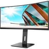 AOC CU34P2A, LED-Monitor 86 cm (34 Zoll), schwarz, UWQHD, VA, Curved, 1 ms, 100Hz Panel