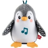 Fisher-Price Flatter & Wackel Pinguin, Kuscheltier schwarz/weiß