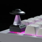 Keychron UFO Aluminum Alloy Artisan Keycap, Tastenkappe schwarz/silber