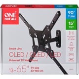 One for all TV-Wandhalterung Drehbar WM 2441 schwarz