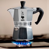 Bialetti Moka Express, Espressomaschine silber, 12 Tassen