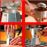 Bialetti Moka Express, Espressomaschine silber, 12 Tassen