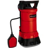 Einhell Schmutzwasserpumpe GE-DP 3925 ECO, Tauch- / Druckpumpe rot/schwarz, 390 Watt