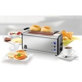 Unold Toaster OnyxDuplex silber/schwarz, 1.400 Watt, für 4 Scheiben Toast