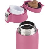 Emsa TRAVEL MUG light Thermobecher rosa, 0,4 Liter, Flip-Deckel