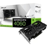 PNY GeForce RTX 4060 VERTO, Grafikkarte DLSS 3, 3x DisplayPort, 1x HDMI 2.1