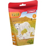 Schleich Wild Life Löwenmutter mit Babys, Spielfigur 