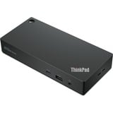 Lenovo ThinkPad Universal USB-C Smart Dock, Dockingstation schwarz, HDMI, DisplayPort, USB, LAN