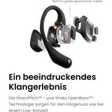 Shokz OpenFit, Kopfhörer schwarz, Bluetooth, USB-C