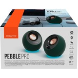 Creative Pebble Pro, PC-Lautsprecher Bluetooth 5.3, USB-C, Klinke, RGB