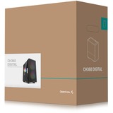 DeepCool CH360 DIGITAL , Tower-Gehäuse schwarz, Tempered Glass