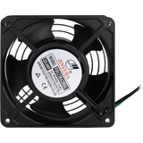 Inter-Tech Fan SWFAN 120mm/230V, Luftkühler schwarz, für Server- und Wandschränke mit 230-Volt-Anschluss