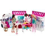 Mattel Barbie 2-in-1 Krankenwagen Spielset, Spielfahrzeug 