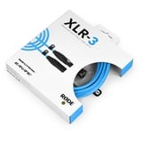 Rode Microphones Premium XLR-Kabel XLR3M-B blue blau, 3 Meter