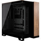 Corsair 6500X , Tower-Gehäuse schwarz/braun, Tempered Glass x 2