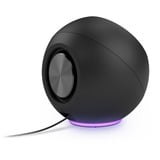 Creative Pebble SE , PC-Lautsprecher schwarz, Bluetooth 5.3, USB-C, Klinke, RGB