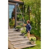 GARDENA Cleansystem Stielbürste soft flex, Waschbürste grau, 360° Drehgelenk