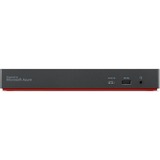 Lenovo ThinkPad Universal Thunderbolt 4 Smart Dock, Dockingstation schwarz/rot, HDMI, DisplayPort, USB, LAN, Power Delivery	