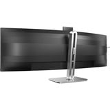 Philips 49B2U5900CH/00, LED-Monitor 124 cm (48.8 Zoll), schwarz/silber, DisplayPort, HDMI, Adaptive-Sync, USB-C, Curved, Webcam, HDR