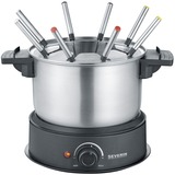 Severin Fondue FO 2470 edelstahl/schwarz, 1.500 Watt, Topf 1,4 Liter