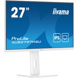 iiyama ProLite XUB2797HSU-W2, LED-Monitor 68.6 cm (27 Zoll), weiß (matt), FullHD, IPS, USB-Hub, 100Hz Panel