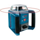 Bosch Rotationslaser GRL 400 H Professional, mit Baustativ blau, Koffer, rote Laserlinie