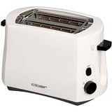 Cloer Toaster 331 weiß, 825 Watt, für 2 Scheiben Toast