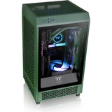 Thermaltake The Tower 200 , Tower-Gehäuse dunkelgrün, Tempered Glass