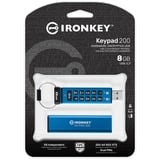 Kingston IronKey Keypad 200 8 GB, USB-Stick USB-A 3.2 Gen 1