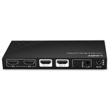 Lindy 2x2 8K60 Matrix HDMI Switch schwarz, EDID Management, Fernbedienung