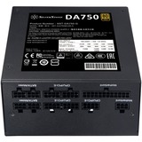 SilverStone SST-DA750-G 750W, PC-Netzteil schwarz, 4x PCIe, Kabel-Management, 750 Watt