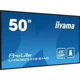 iiyama ProLite LH5060UHS-B1AG, Public Display schwarz (matt), UltraHD/4K, IPS, Lautsprecher