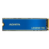 ADATA LEGEND 700 512 GB, SSD blau/gold, PCIe 3.0 x4, NVMe 1.4, M.2 2280