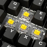 Sharkoon SKILLER SGK50 S2 PBT, Gaming-Tastatur schwarz, DE-Layout, Gateron G Pro 3.0 Yellow