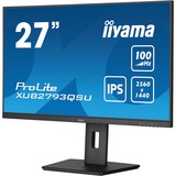 iiyama ProLite XUB2793QSU-B6, LED-Monitor 69 cm (27 Zoll), schwarz (matt), WQHD, IPS, AMD Free-Sync, , 100Hz Panel