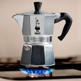 Bialetti Moka Express, Espressomaschine silber, 18 Tassen