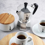 Bialetti Moka Express, Espressomaschine silber, 18 Tassen